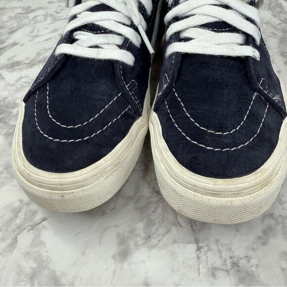 VANS Unisex Sk8 Hi Heiq Eco Dry Dupont Water Repellent Blue  Sneakers M5.5 W 7 - Picture 11 of 15